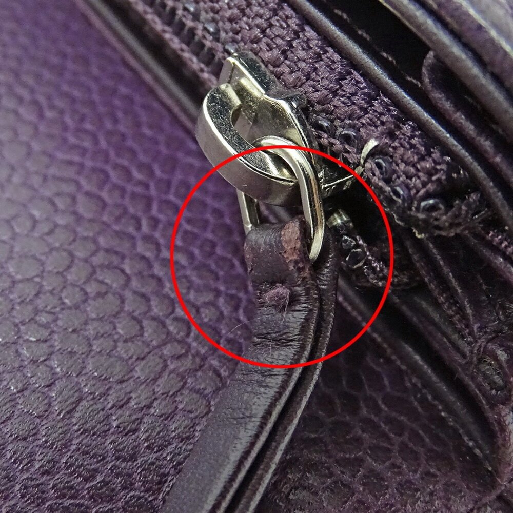 CHANEL Purple Caviar Leather Wallet - Picture 10 of 13